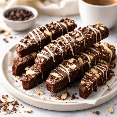 Image of Triple Chocolate Almond Biscotti