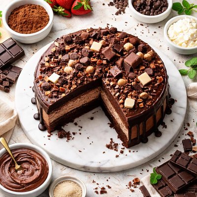 Image of Triple Chocolate Bliss Cake