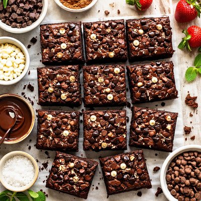Image of Triple Chocolate Brownies Light