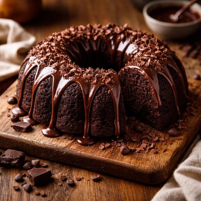 Image of Triple Chocolate Bundt Cake