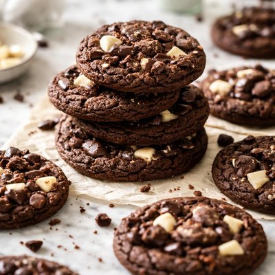 Image of Triple Chocolate Chunk Cookies