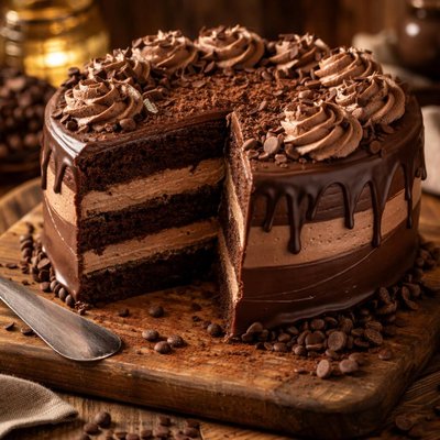Image of Triple Chocolate Mocha Cake