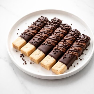 Image of Triple Chocolate Shortbread Sticks