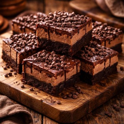 Image of Triple Chocolate Truffle Bars