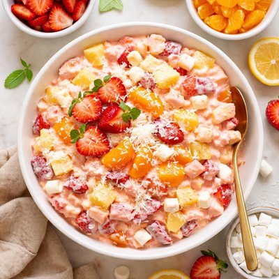 Image of Triple Fruited Jello Salad