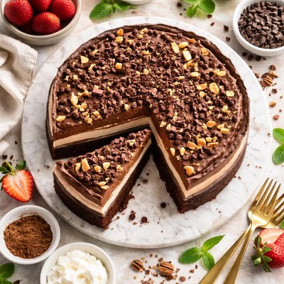 Image of Triple Layer Brownie Cake