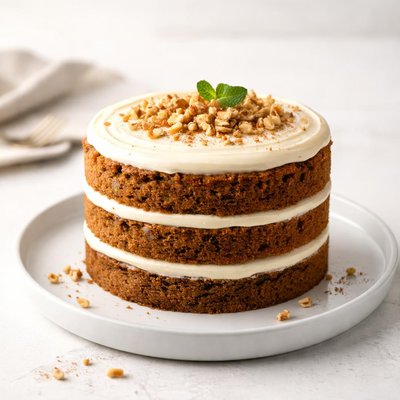 Image of Triple Layer Carrot Cake with Cream Cheese Frosting