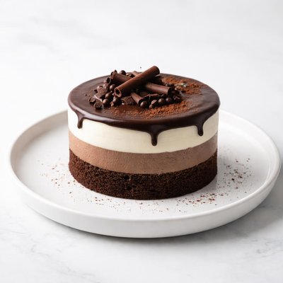 Image of Triple Layer Chocolate Mousse Cake