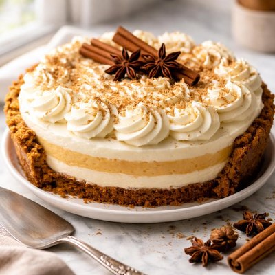 Image of Triple Layer Eggnog Pie