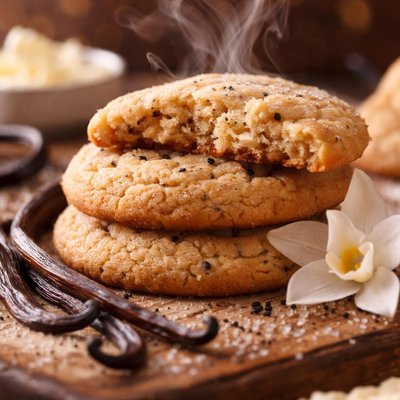 Image of Triple Vanilla Bean Cookies