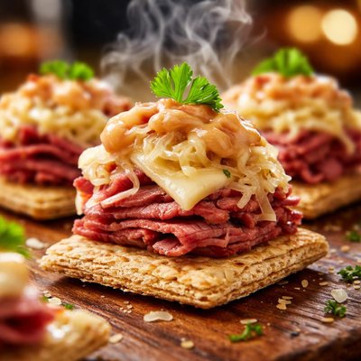 Image of Triscuit Reuben Bites