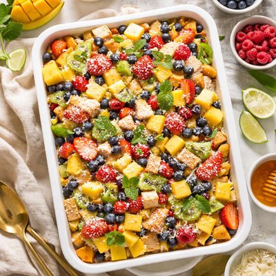 Image of Tropical Fruit Salad Strata