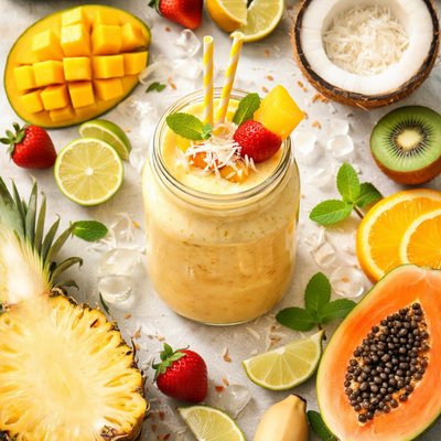 Image of Tropical Fruit Smoothie Mmm