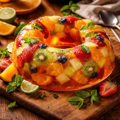 Image of Tropical Fruity Jello