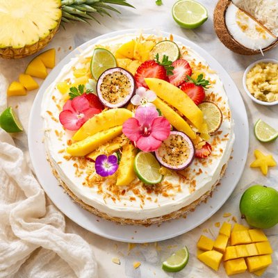 Image of Tropical Honeymoon Cake
