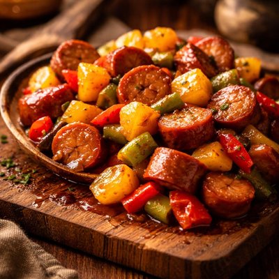 Image of Tropical Kielbasa for the Crock Pot