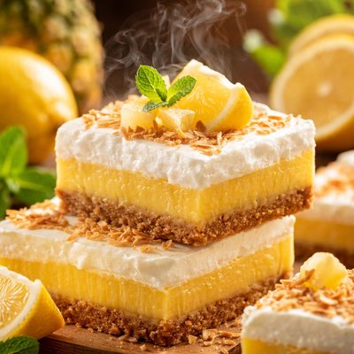 Image of Tropical Lemon Cream Bars