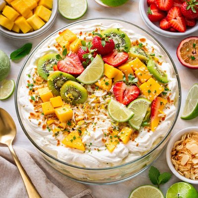 Image of Tropical Lime Velvet Trifle