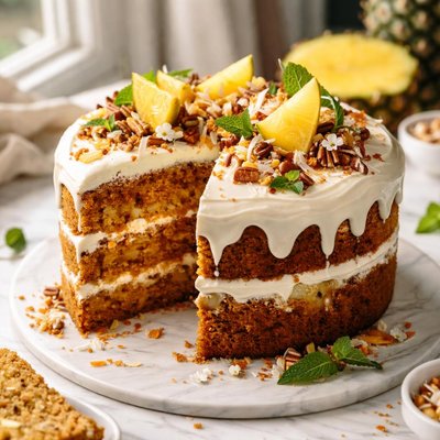 Image of Tropical Pineapple Carrot Cake to Die for