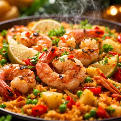 Image of Tropical Shrimp Paella