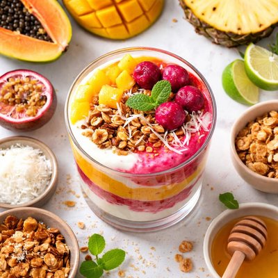 Image of Tropical Sunrise Parfait