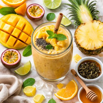 Image of Tropical Tea Smoothie