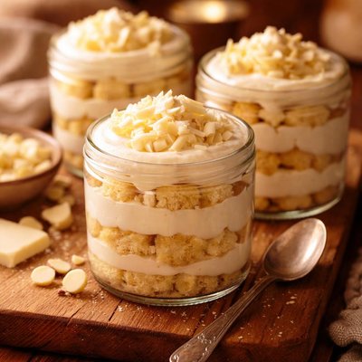 Image of Trouble Free White Chocolate Mini Trifle