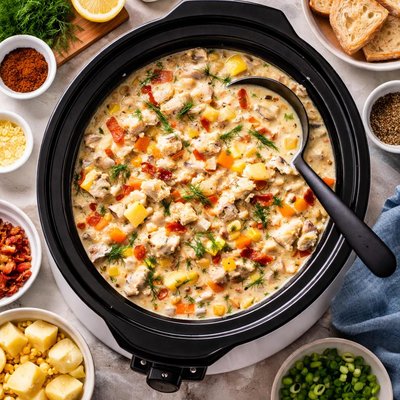 Image of Trout Chowder Crock Pot