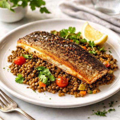 Image of Trout with Lentils
