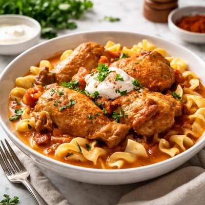 Image of True Hungarian Chicken Paprikas