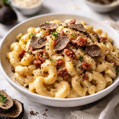 Image of Truffle Carbonara Mac and Cheese