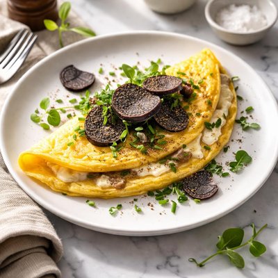 Image of Truffle Omelette Omelette Aux Truffes