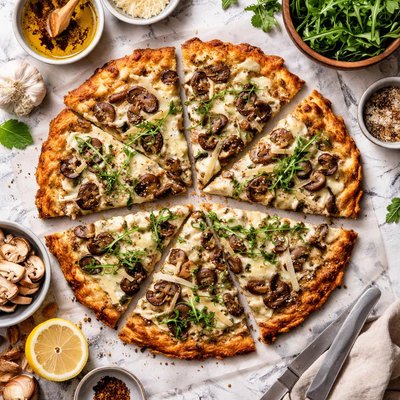 Image of Vegetarian Truffle Pizza