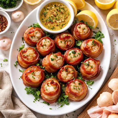 Image of Tsr Version of Red Lobster Bacon Wrapped Scallops by Todd Wilbur