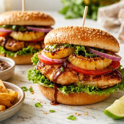 Image of Tsr Version of Red Robin Teriyaki Chicken Burgers by Todd Wilbur