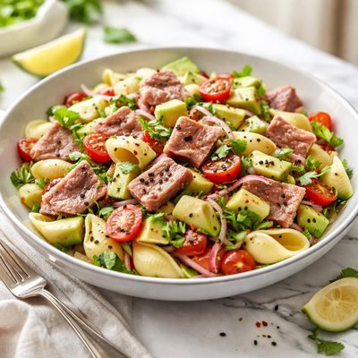 Image of Tuna and Avocado Shell Salad
