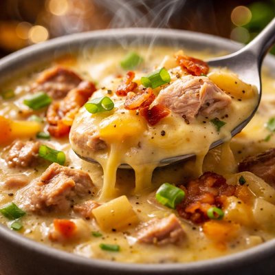 Image of Tuna and Cheddar Soup