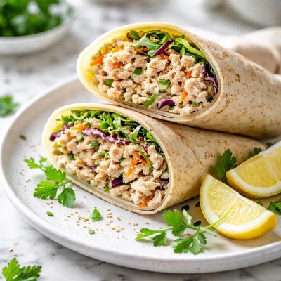 Image of Tuna and Coleslaw Wrap