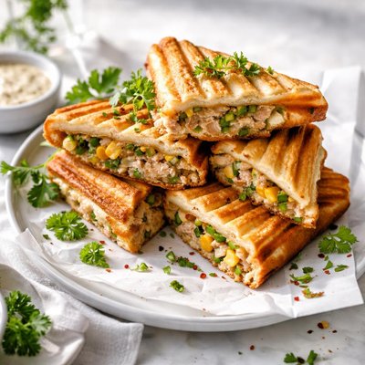 Image of Tuna and Corn Jaffles