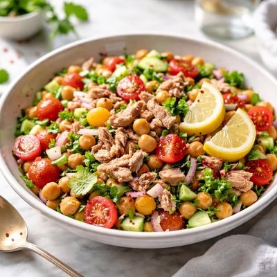 Image of Tuna and Garbanzo Bean Salad