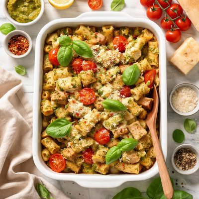 Image of Tuna and Pesto Pasta Bake