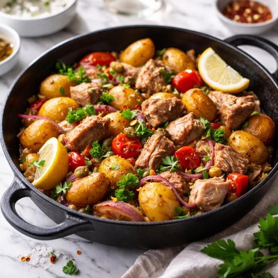 Image of Tuna and Potato Skillet