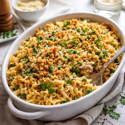 Image of Tuna Casserole Edited Without Soup