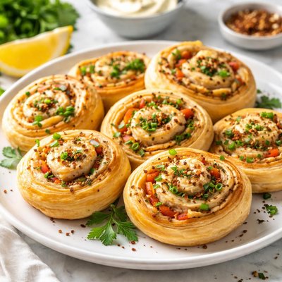 Image of Tuna Cheese Spirals
