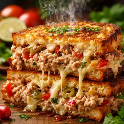 Image of Tuna Melt with Spanish Flavors