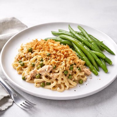 Image of Tuna Noodle Casserole with Green Beans