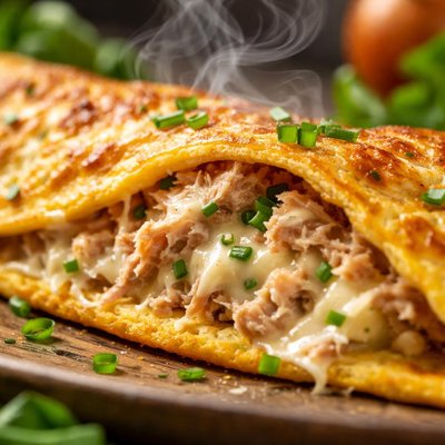 Image of Tuna Omelet with Cream Cheese