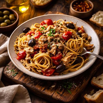 Image of Tuna Pasta Puttanesca