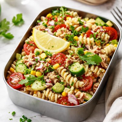 Image of Tuna Pasta Salad for the Lunch Box