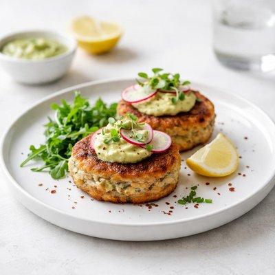 Image of Tuna Patties Burgers Cakes Something Like That